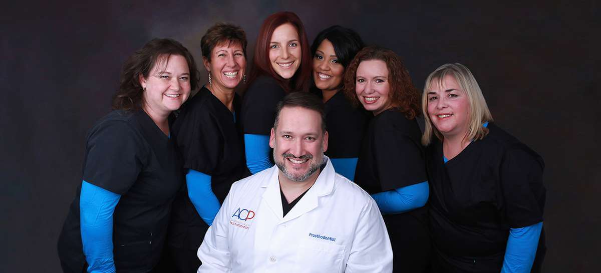 Dr. Schumacher & his dental team
