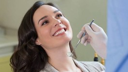 woman at dental checkup