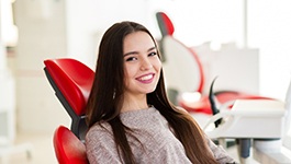 Woman with cosmetic dentistry in Wakefield smiling